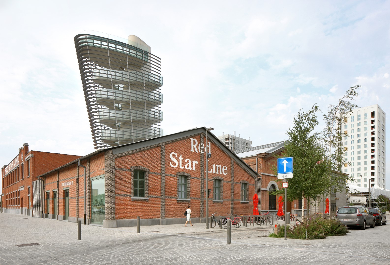 Gevel en toren van het Red Star Line Museum