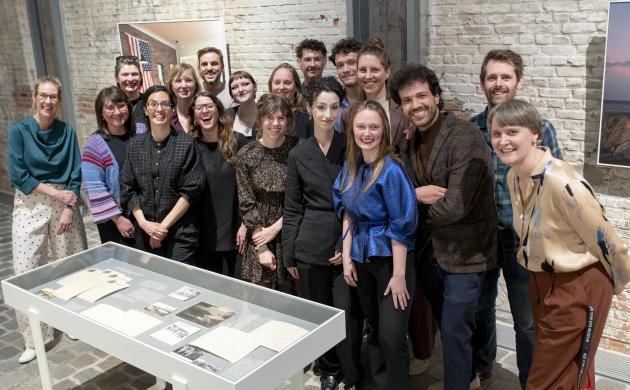 Een groepsfoto van de museummedewerkers