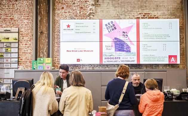 balie Red Star Line Museum